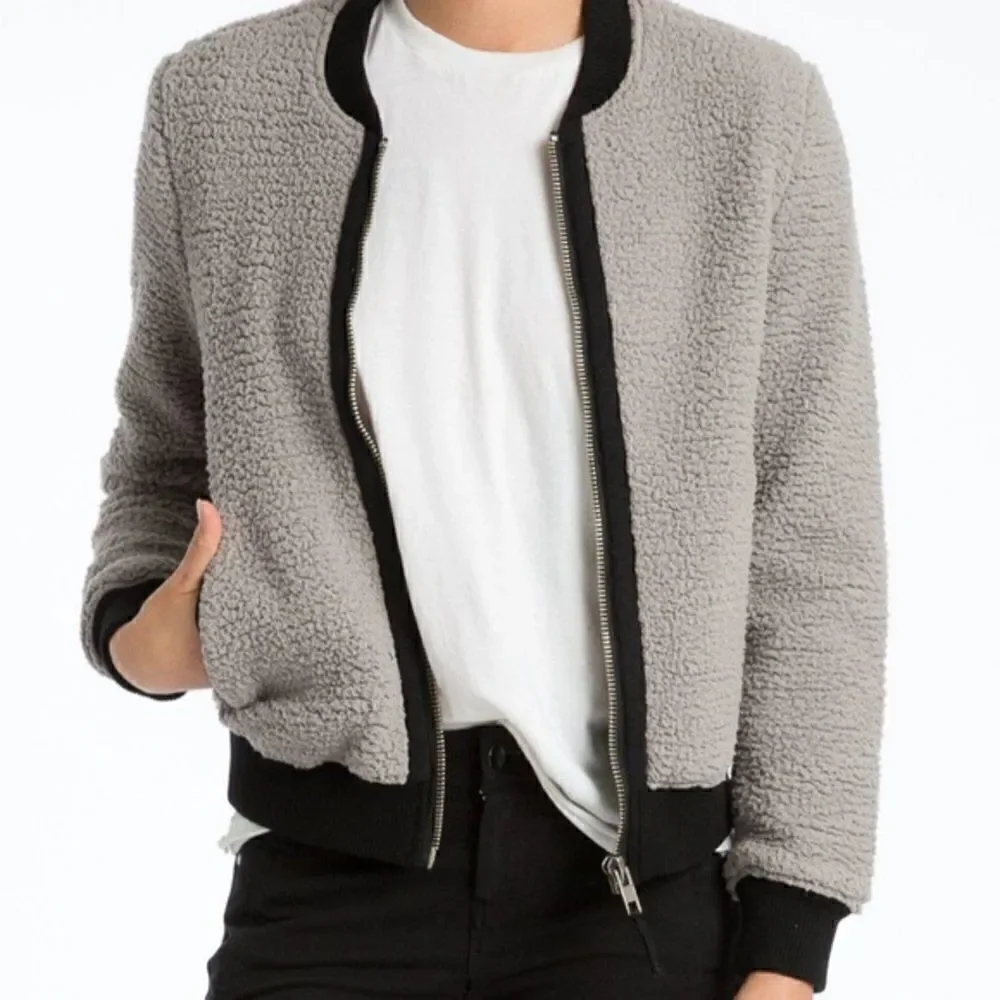 Marrakech by Anthropologie Sherpa Bomber Jacket
